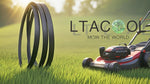LTA mower deck belt top angle