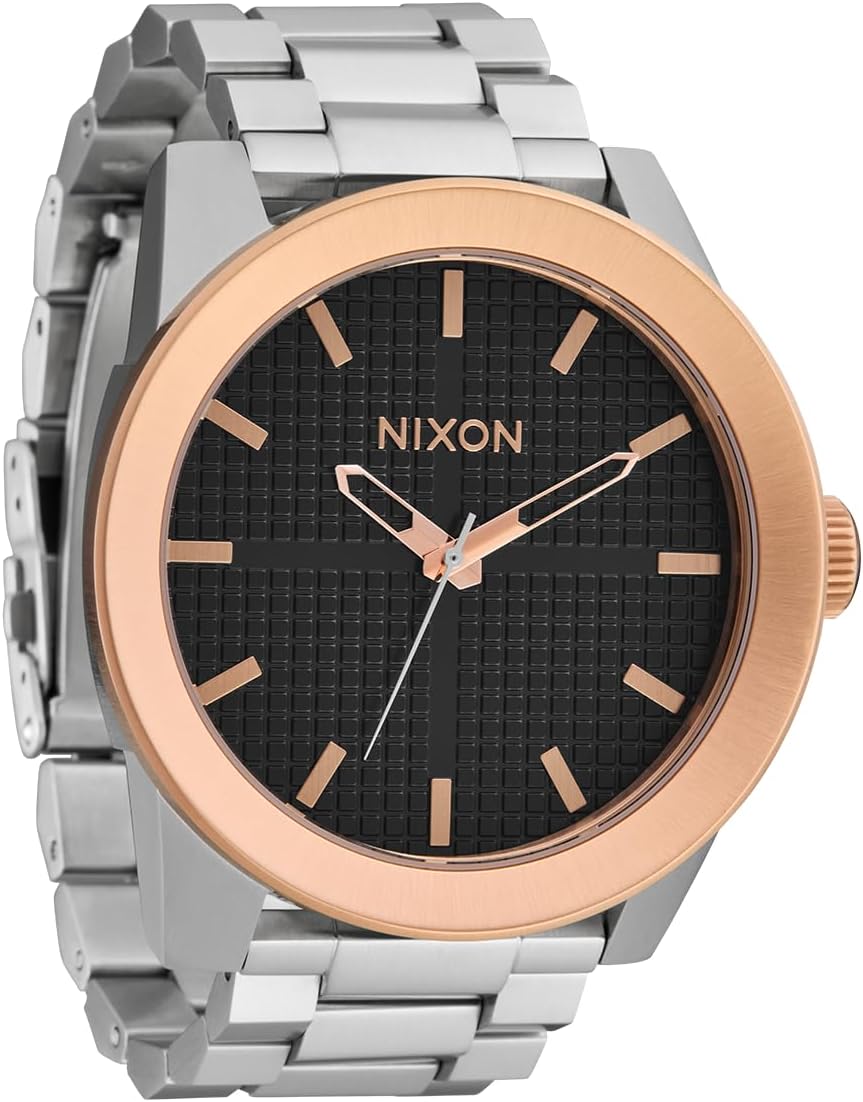 Nixon Corporal SS A346. 100m Water Resistant XL Men's Watch (48mm Watch Face. 24mm Stainless Steel Band) | (48mm Watch Face, 24mm Stainless Steel Band) - Image 9
