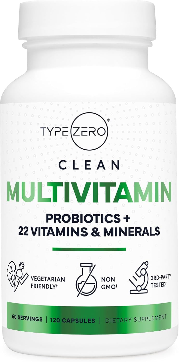 Type Zero Multivitamin Capsules bottle front view supplement