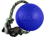 Durable dog toy for tug-of-war and fetch play