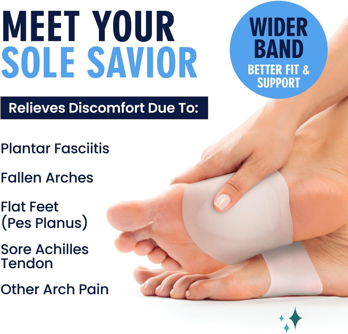Dr. Frederick's Original gel arch support sleeves paired layout