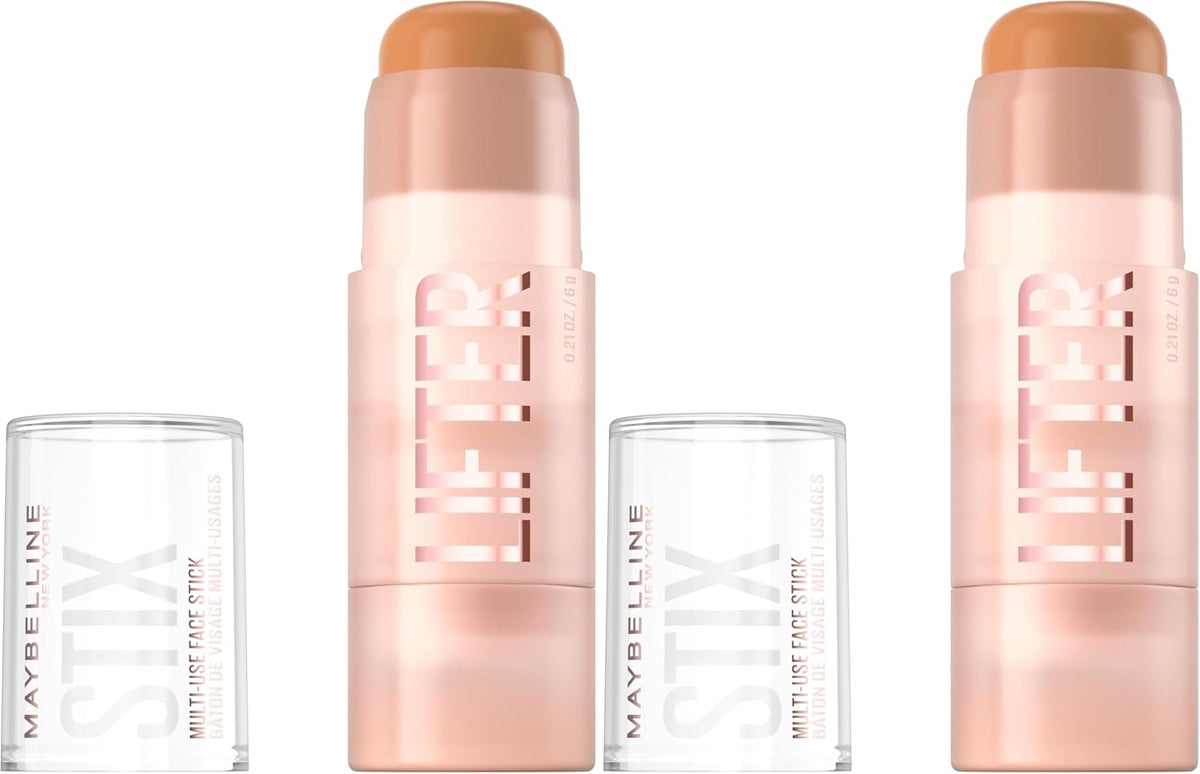 Maybelline Lifter Stix Multi-Use Face Stick - Contour, Bronzer, Concealer and Foundation Stick, All-In-One Creamy Face Makeup with Cranberry Seed Oil, 70, 1 Count - Image 12