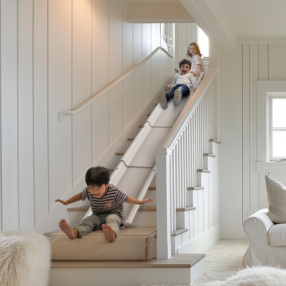 Acext Upgraded 4 Pack Staircase Slide front view