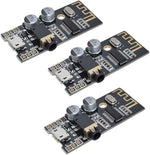 HiLetgo M28 wireless audio receiver board front view showcasing the micro USB interface and chip layout.