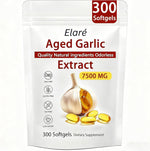 YLOTRE Elare Aged Garlic Extract 7500mg 300 softgels bottle front view for heart health support