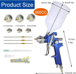 Packaged Hotorda paint sprayer set ready for automotive and furniture projects