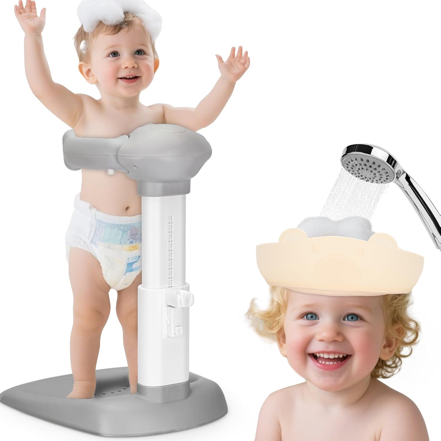 Metalbee baby shower stand front view