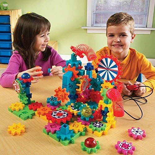 Close up of glowing gears and motorized action components