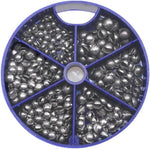 Fishing Weights Sinkers, Split Shot Sinkers Kit Removable Round Lead Design | 100/117/205/250PCS split shot sinkers kit with lead weights, assorted sizes round design for bass trout panfish fishing - Image 10