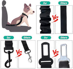 Heavy duty metal buckle of Cooyoo pet safety seat belt