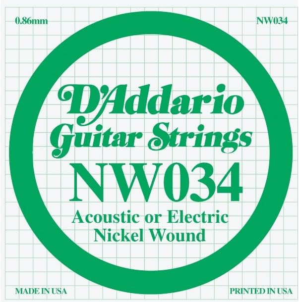 D'Addario NW020 Nickel Wound Electric Guitar Single String - Image 15