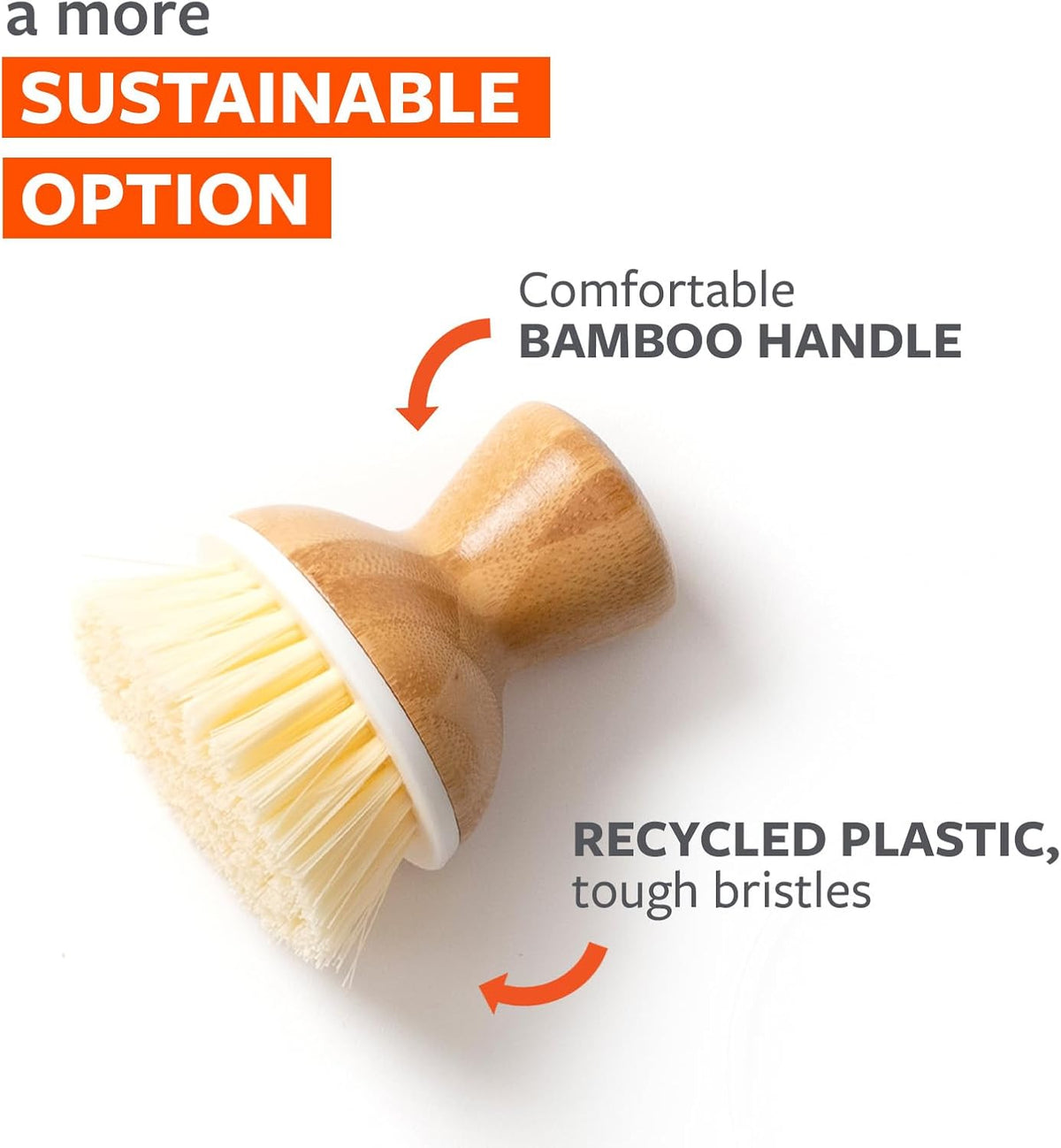 Full Circle ergonomic palm brush side angle
