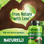 NATURELO Immune Support package seal and quality assurance
