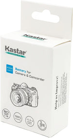 Kastar rechargeable battery packaging and label details