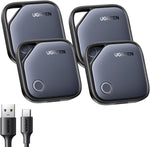 UGREEN FineTrack smart finder tracking tags four pack front view showing premium design.