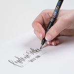 Tombow 82039 Fudenosuke Brush Pen, Soft Tip 5-Pack, Black - Image 9