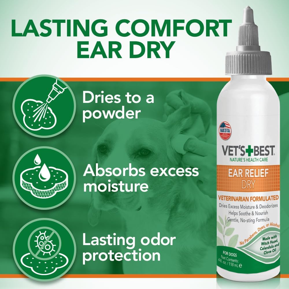 Vet's Best grooming kit for dog ear hygiene