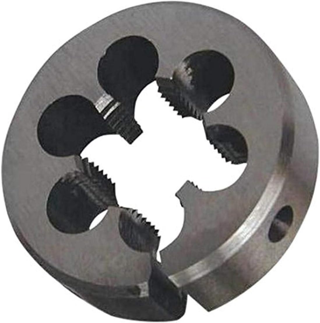 Alfa Tools round adjustable threading die front view precision cutting tool