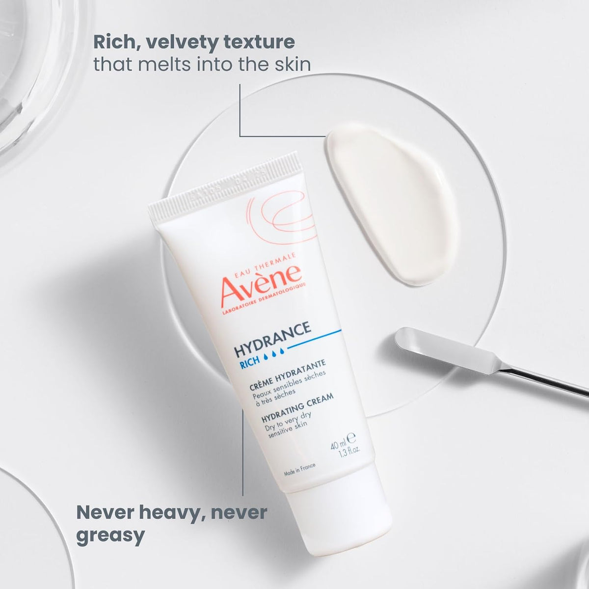Avne Hydrance RICH Hydrating Cream, Daily Face Moisturizer, Soothes Feelings of Skin Tightness Associated with Dryness, Dry Skin Moisturizer, Non-Comedogenic Skin Care for Dehydrated Skin Barrier - Image 9