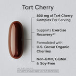 Sports Research Montmorency cherry softgels supplement facts label