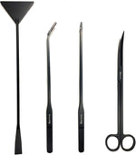 Capetsma five piece aquascape tool set displayed flat against a clean background.