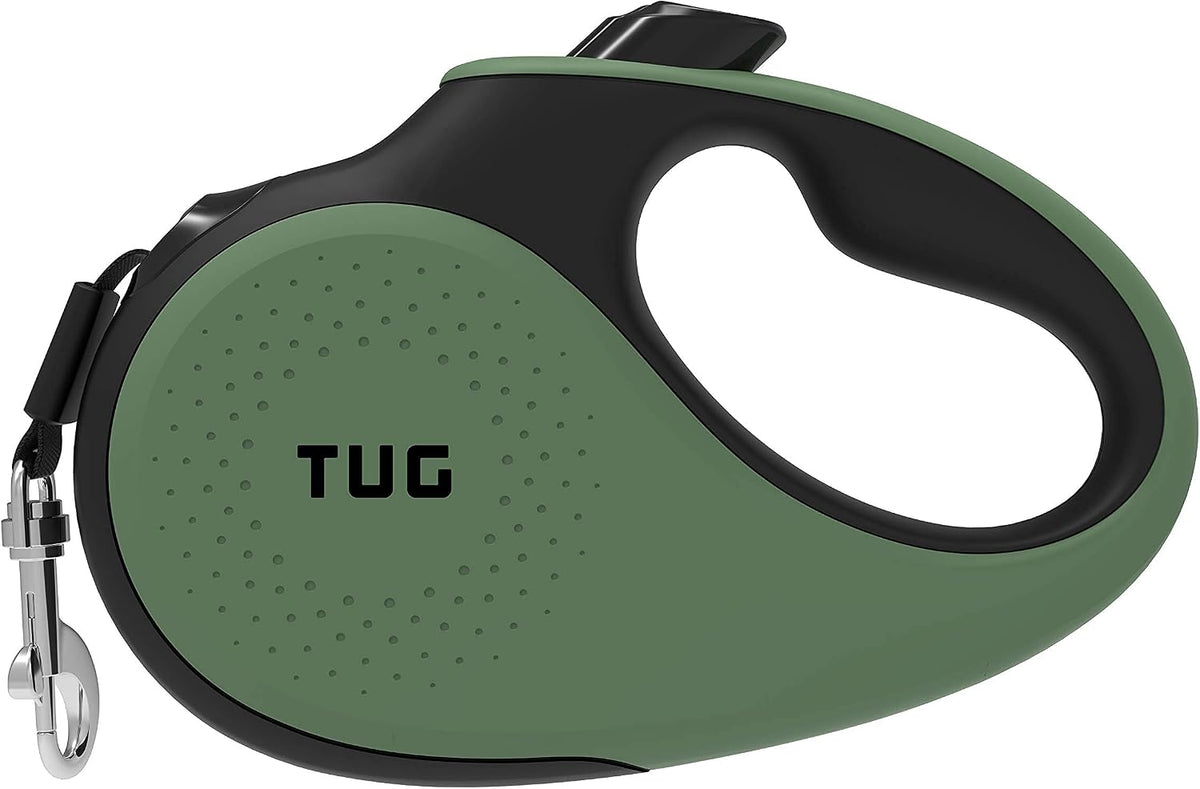 TUG XL Retractable Dog Leash, 26 ft (Extra Large, White/Orange) | 360 degrees Tangle-Free Retraction, 26 ft Tape, Quick Thumb Lock, Anti-Slip Handle, For Dogs Under 110 lbs - Image 14