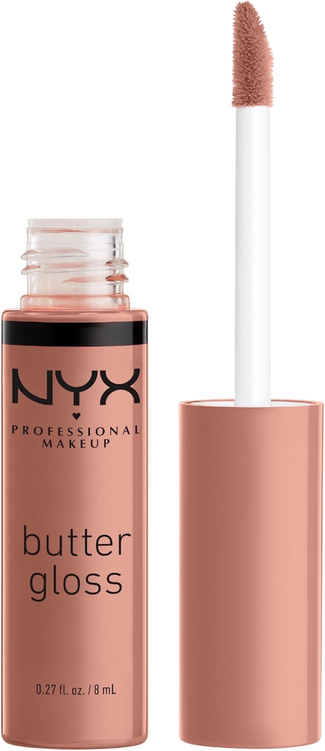 Nyx Professional Makeup Butter Lip Gloss, Sheer Finish - Madeleine, 8ml - Image 1