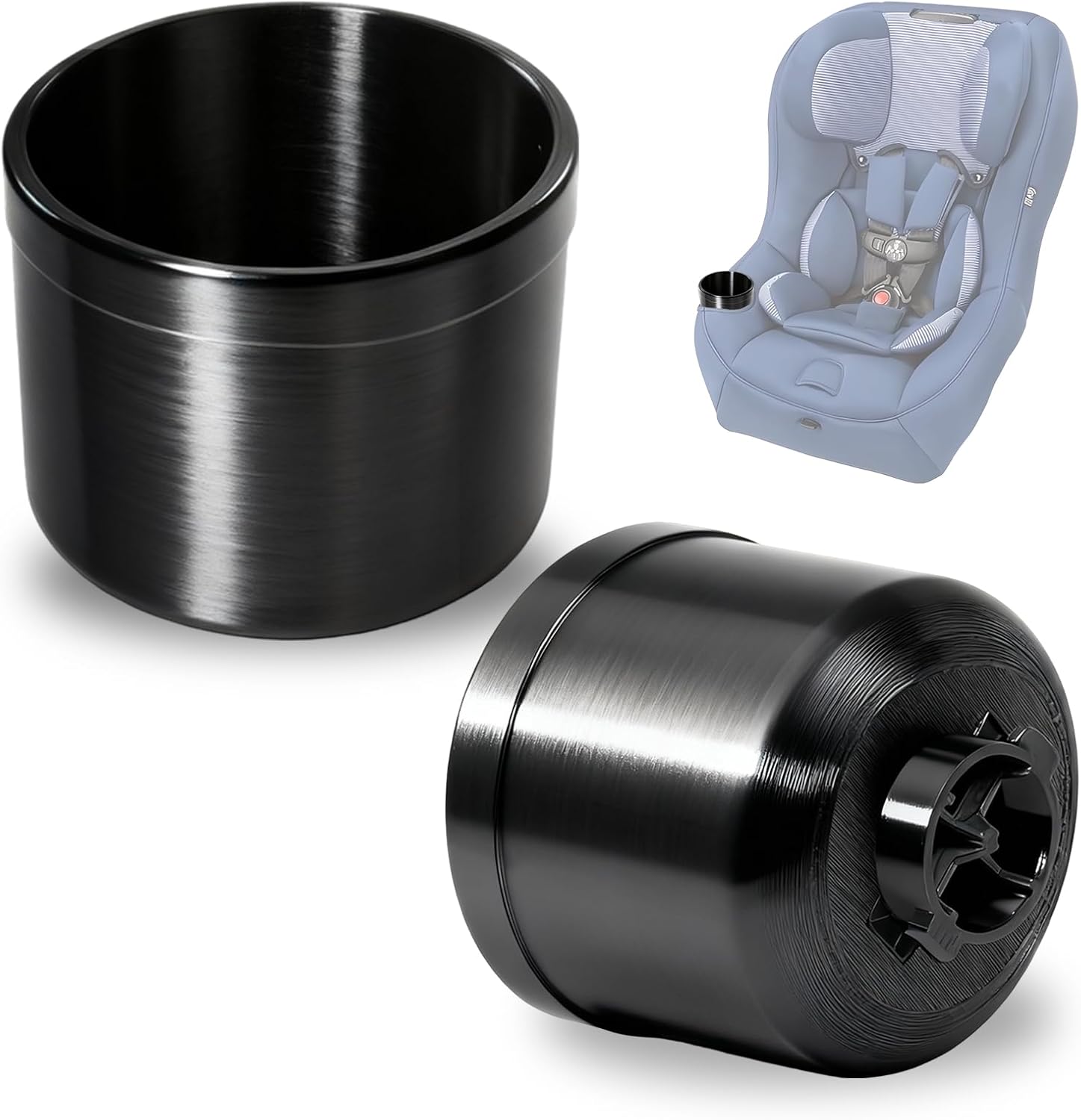 Joworthy car seat cup holder replacement twin pack front view showing the smooth interior