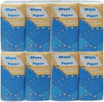 SPurePaper travel size pocket tissues front view of individual four ply packs