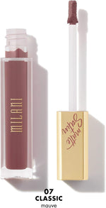 Milani Amore Satin Matte Lip Creme packaging closeup imported cosmetics