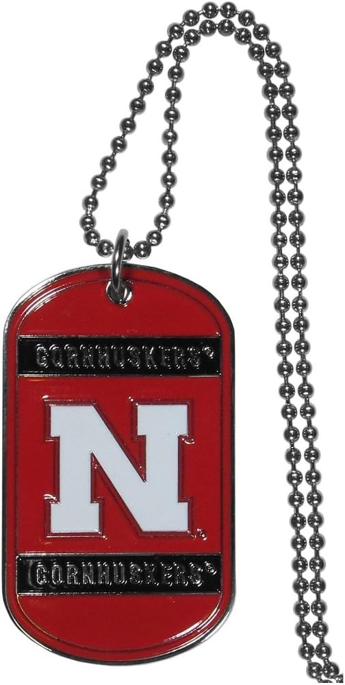 Siskiyou NCAA tag necklace 26 inch metal ball chain display