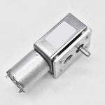 Alloy steel L-shape fixed seat for DC worm geared motor angle view
