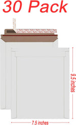 Bonfasvo stay flat mailers showing peel and seal strip