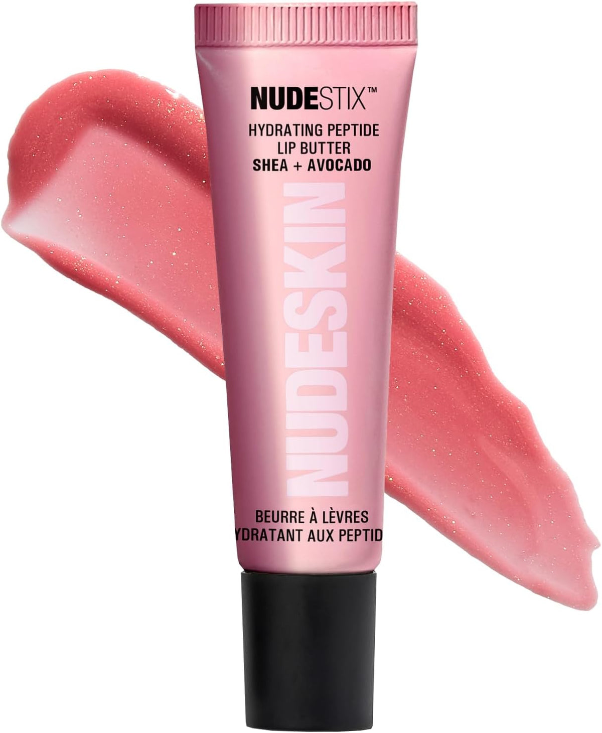 Nudestix Hydrating Peptide Lip Butter - Glossy Lip Balm with Avocado, Shea Butter & 2% Peptides for Hydration & Plumping | Clean, Vegan & Cruelty-Free - Image 12