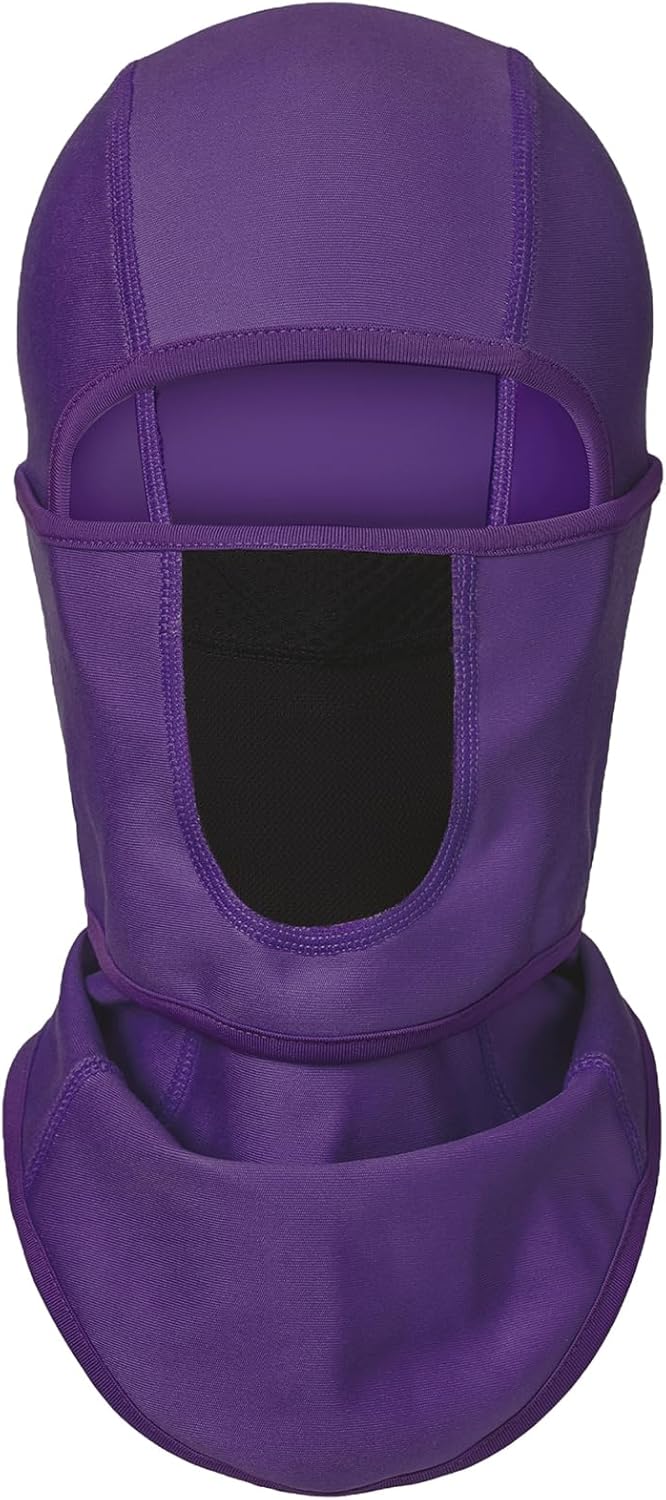 Venswell kids purple balaclava ski mask front view