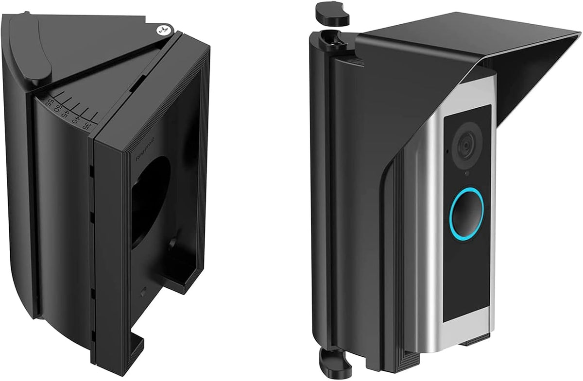 OLAIKE Waterproof 30 to 60 Degree Doorbell Angle Mount for Video Doorbell 1/2/3/3Plus/4/Wired/Pro/Pro2/(2020 Release), Blink and Nest Doorbell Battery/Wired, Black - Image 13