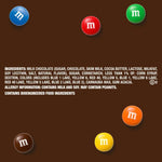 Closer shot of the crisp colorful shells of M&M'S Milk Chocolate Candy bulk bag