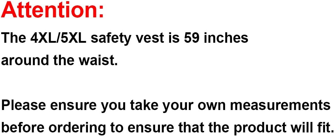 Salzmann high visibility safety vest zipper closure