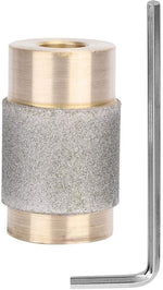 Pocreation glass grinder bit front view abrasive tool