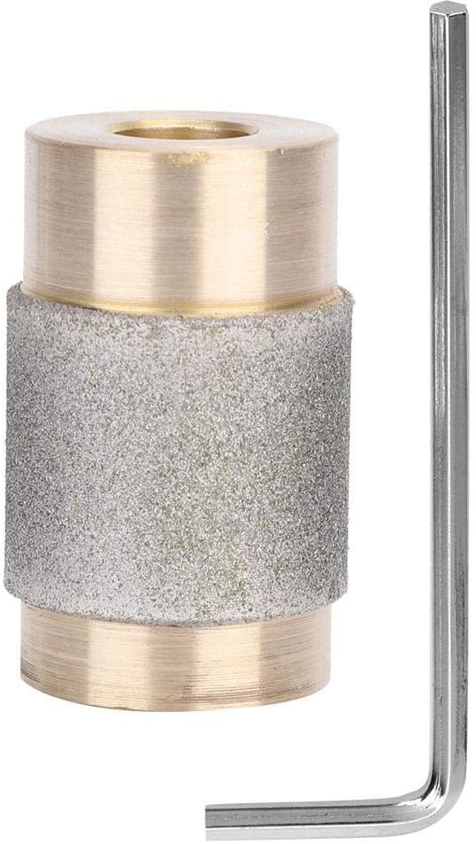 Pocreation glass grinder bit front view abrasive tool