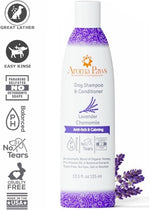 Aroma Paws tearless dog shampoo 13.5 fluid ounces