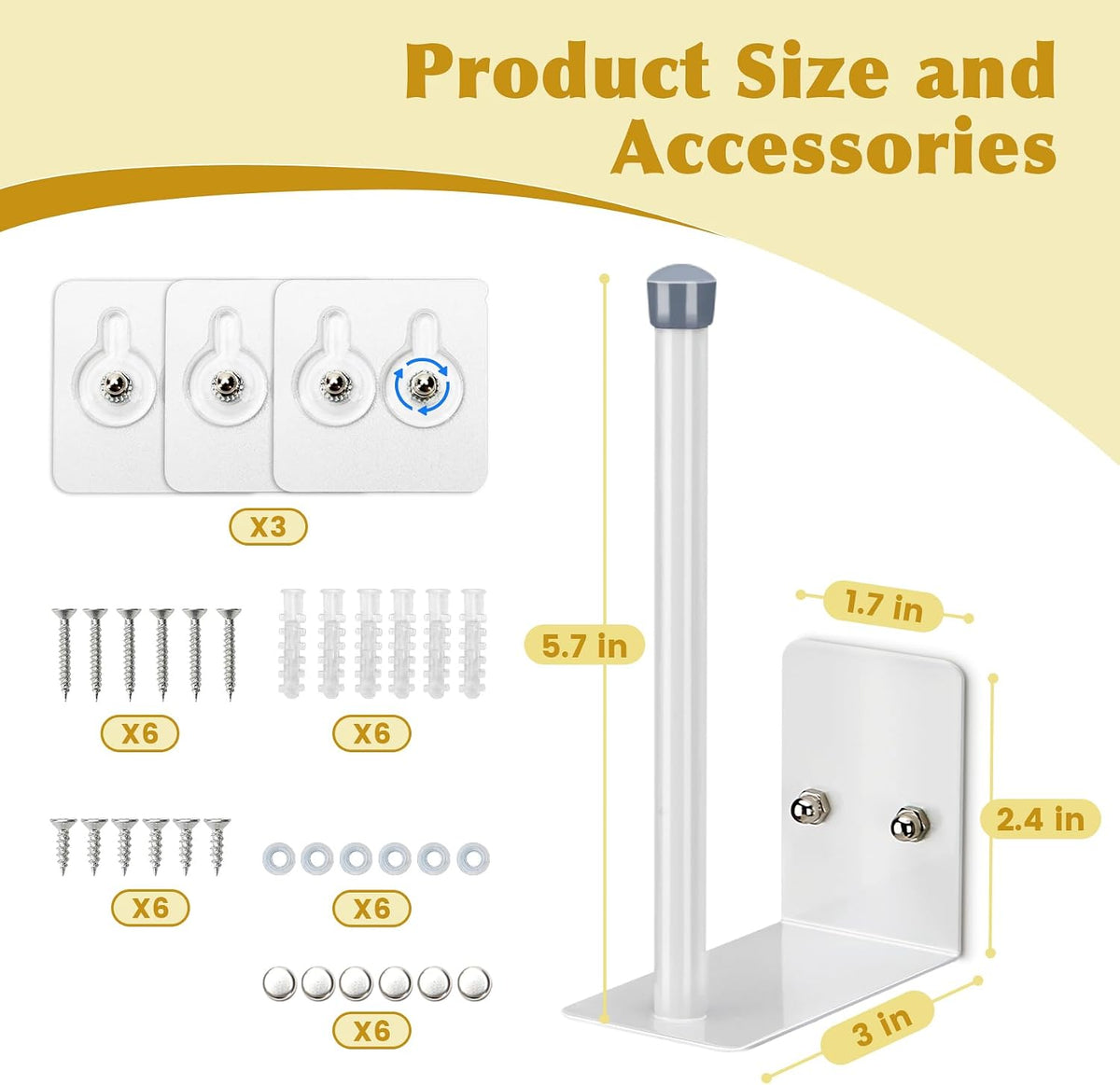Smgmg 2 pack hat racks wall mounted display