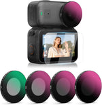 Mingven Osmo Nano ND Filter Set with CPL and screen protector front view