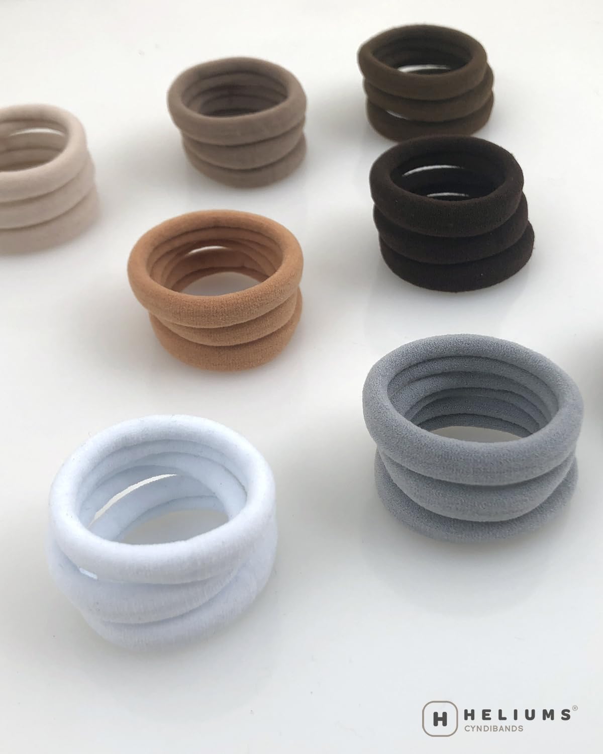 Lifestyle preview of gentle hair ties for workouts