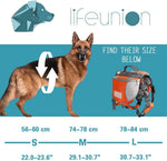 Lifeunion pet trail rucksack side pocket view showcasing storage capacity for water bottle