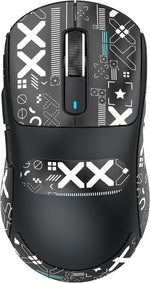 ATTACK SHARK X3 Lightweight Wireless Gaming Mouse with Tri-Mode 2.4G/USB-C Wired/Bluetooth,26K DPI, PAW3395 Optical Sensor,Kailh GM8.0 Switch,5 programmable Buttons for PC/Win/Mac(White+Stickers) - Image 11