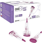 ONE-CARE Medivena Safety Lancets 100 count box front view showing diabetic testing equipment