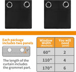 YoungsTex energy saving window drapes folded view