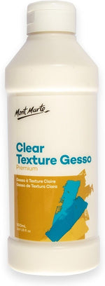 Mont Marte Premium Clear Texture Gesso Acrylic Medium 8.45oz (250ml) - Image 9