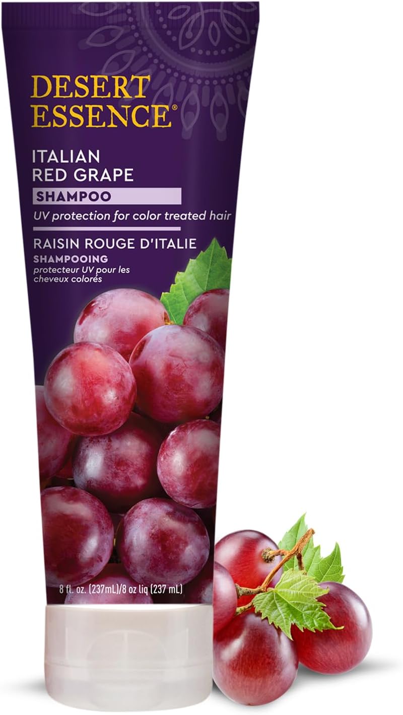 Desert Essence Italian Red Grape Shampoo front view package